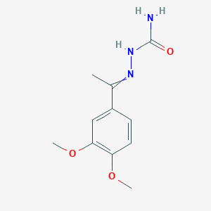 Hydrazinecarboxamide, 2-[1-(3,4-dimethoxyphenyl)ethylidene]-