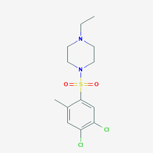 1-[(4,5-Dichloro-2-methylphenyl)sulfonyl]-4-ethylpiperazine