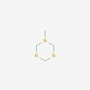 molecular formula C2H6ClNaO4S B230814 1,3,5-Trisilacyclohexane, 1-methyl- CAS No. 18148-11-3