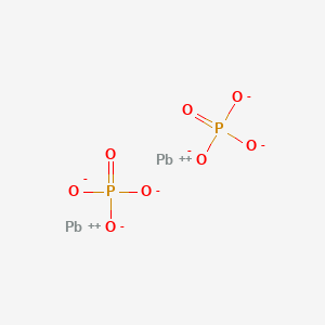 molecular formula O8P2Pb2-2 B230815 Lead(2+);diphosphate CAS No. 16040-38-3