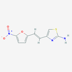 molecular formula C24H54N4O12 B230837 2-Amino-4-(2-(5-nitro-2-furanyl)ethenyl)thiazole CAS No. 16239-84-2