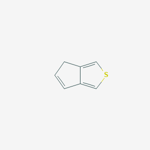 molecular formula C7H13NO3 B230839 4H-Cyclopenta[c]thiophene CAS No. 17046-40-1