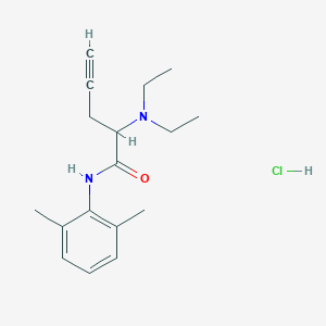 4-Pentynamide, 2-(diethylamino)-N-(2,6-dimethylphenyl)-, monohydrochloride (9CI)