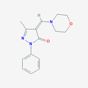 3-Methyl-4-morpholinomethylene-1-phenyl-2-pyrazolin-5-one