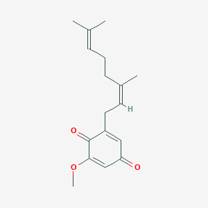 molecular formula C17H22O3 B023090 维拉普利醌 B CAS No. 109954-48-5