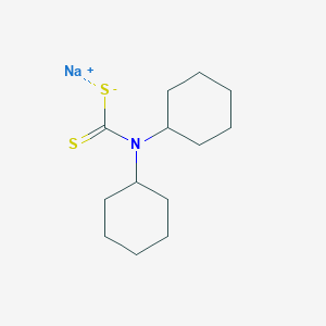 Carbamic acid, dicyclohexyldithio-, sodium salt