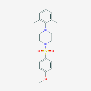 1-(2,6-Dimethylphenyl)-4-[(4-methoxyphenyl)sulfonyl]piperazine