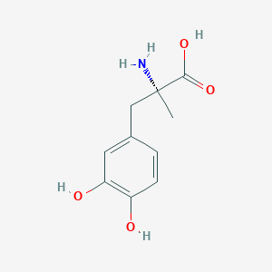 B023093 (2R)-2-amino-3-(3,4-dihydroxyphenyl)-2-methylpropanoic acid CAS No. 2799-15-7