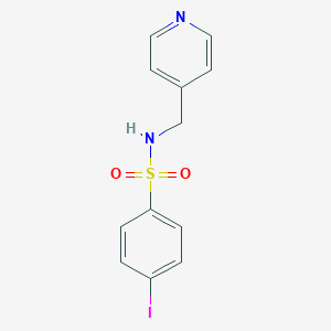 molecular formula C12H11IN2O2S B230952 4-iodo-N-(pyridin-4-ylmethyl)benzenesulfonamide 