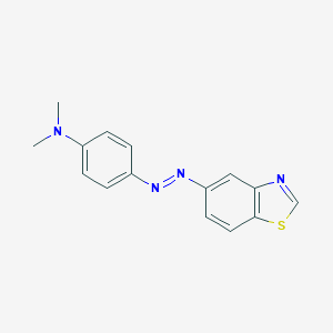 molecular formula C7H5BrN2O4 B230965 5-((p-(Dimethylamino)phenyl)azo)benzothiazole CAS No. 18463-90-6