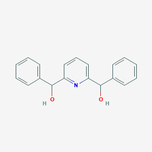 molecular formula C19H17NO2 B231010 2,6-Bis(alpha-hydroxybenzyl)pyridine 