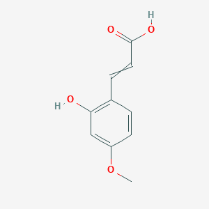 molecular formula C7H16N2O B231083 3-(2-羟基-4-甲氧基苯基)丙-2-烯酸 CAS No. 16202-50-9