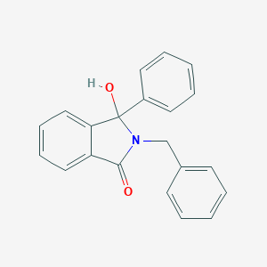molecular formula C21H17NO2 B231107 2-Benzyl-3-hydroxy-3-phenyl-1-isoindolinone 