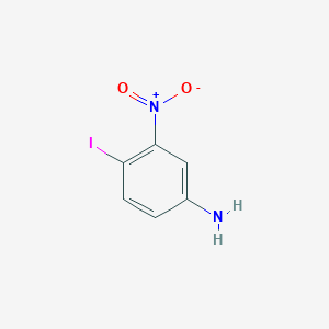molecular formula C6H5IN2O2 B023111 4-碘-3-硝基苯胺 CAS No. 105752-04-3