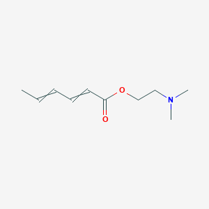 molecular formula C9H5BrClN B231129 Dimethylaminoethyl sorbate CAS No. 16899-74-4