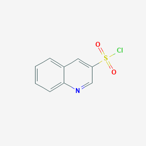 molecular formula C9H6ClNO2S B023125 喹啉-3-磺酰氯 CAS No. 159182-40-8