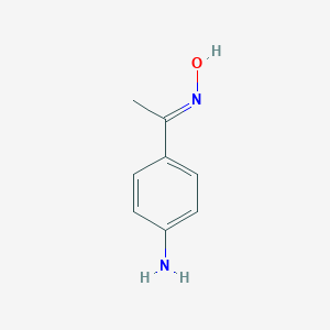 molecular formula C8H10N2O B231270 1-(4-Aminophenyl)ethan-1-one oxime 