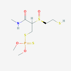 S-(2-((2-Mercaptoethyl)sulfinyl)-3-(methylamino)-3-oxopropyl) O,O-dimethyl phosphorodithioate