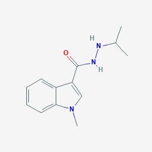 molecular formula C13H17N3O B231286 N'-isopropyl-1-methyl-1H-indole-3-carbohydrazide 