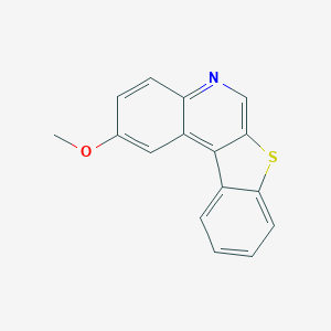 molecular formula C16H11NOS B231314 2-Methoxy[1]benzothieno[2,3-c]quinoline 