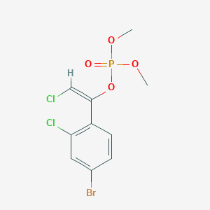 molecular formula C10H10BrCl2O4P B231355 1-(4-Bromo-2-chlorophenyl)ethenyl dimethyl phosphate CAS No. 17702-64-6