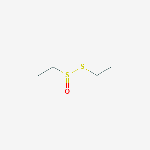 molecular formula C4H10OS2 B231407 1-Ethylsulfinylsulfanylethane CAS No. 18542-39-7