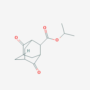 B231426 Propan-2-yl 4,8-dioxoadamantane-2-carboxylate CAS No. 15782-81-7