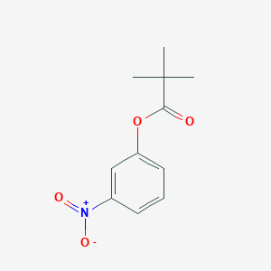 molecular formula C11H13NO4 B231451 3-Nitrophenyl pivalate 