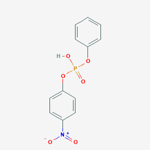 molecular formula C12H10NO6P B231471 4-Nitrophenyl phenyl hydrogen phosphate 