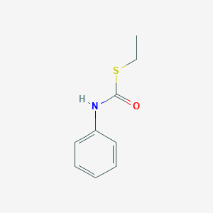 molecular formula C9H11NOS B231473 S-ethyl phenylthiocarbamate 