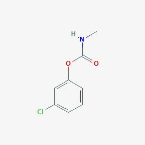molecular formula C8H8ClNO2 B231475 3-Chlorophenyl methylcarbamate 