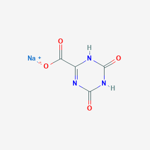 Monosodium 1,4,5,6-tetrahydro-4,6-dioxo-1,3,5-triazine-2-carboxylate