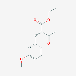 molecular formula C2H4ClNaO3S B231494 Ethyl 2-[(3-methoxyphenyl)methylidene]-3-oxobutanoate CAS No. 15725-25-4