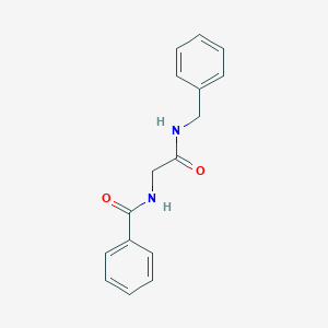 molecular formula C16H16N2O2 B231503 N-[2-(benzylamino)-2-oxoethyl]benzamide CAS No. 3392-91-4