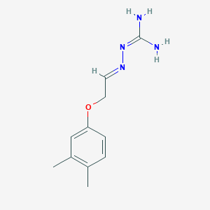 molecular formula C11H16N4O B231510 2-[2-(3,4-Dimethylphenoxy)ethylidene]hydrazinecarboximidamide 