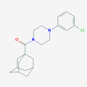 1-(1-Adamantylcarbonyl)-4-(3-chlorophenyl)piperazine