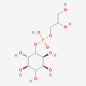 molecular formula C9H19O11P B231547 2,3-dihydroxypropyl [(2S,3S,5R,6S)-2,3,4,5,6-pentahydroxycyclohexyl] hydrogen phosphate CAS No. 16824-65-0