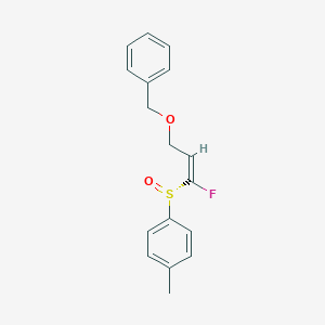 1-{[3-(Benzyloxy)-1-fluoro-1-propenyl]sulfinyl}-4-methylbenzene
