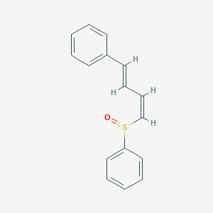 molecular formula C16H14OS B231570 [(4-Phenyl-1,3-butadienyl)sulfinyl]benzene 