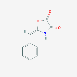 molecular formula C10H7NO3 B231574 (2E)-2-benzylidene-1,3-oxazolidine-4,5-dione CAS No. 17384-58-6