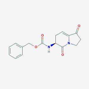 Benzyl 1,5-dioxo-1,2,3,5,6,7-hexahydro-6-indolizinylcarbamate