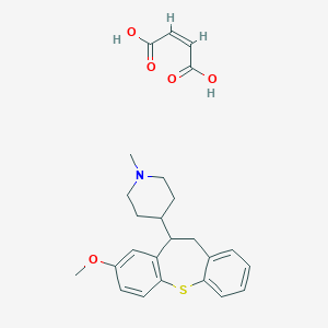 4-(10,11-Dihydro-8-methoxydibenzo(b,f)thiepin-10-yl)-1-methylpiperidine maleate