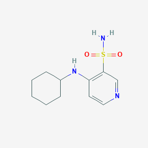 molecular formula C11H17N3O2S B231601 4-(Cyclohexylamino)-3-pyridinesulfonamide 
