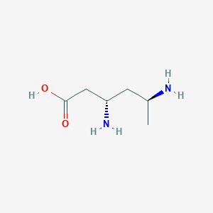 Hexanoic acid, 3,5-diamino-