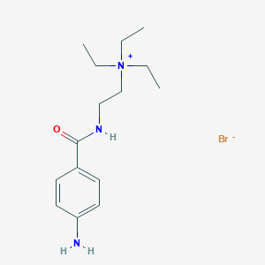 molecular formula C15H26BrN3O B231608 2-((4-Aminobenzoyl)amino)-N,N,N-triethylethanaminium bromide CAS No. 17010-70-7