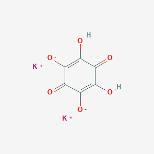 molecular formula C12H14O2 B231613 Dipotassium;4,6-dihydroxy-2,5-dioxocyclohexa-3,6-diene-1,3-diolate CAS No. 18905-34-5