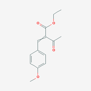 molecular formula C4N4PtSr B231620 Ethyl 2-[(4-methoxyphenyl)methylidene]-3-oxobutanoate CAS No. 15725-26-5