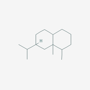molecular formula C5H11Cl3Si B231639 1,8a-dimethyl-7-propan-2-yl-2,3,4,4a,5,6,7,8-octahydro-1H-naphthalene CAS No. 15404-63-4