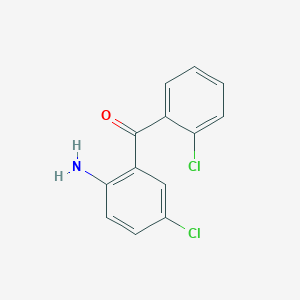 molecular formula C13H9Cl2NO B023164 2-氨基-2',5-二氯二苯甲酮 CAS No. 2958-36-3