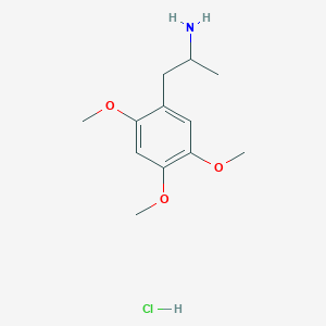 molecular formula C12H20ClNO3 B231678 盐酸 2,4,5-三甲氧基苯丙胺 CAS No. 15995-72-9